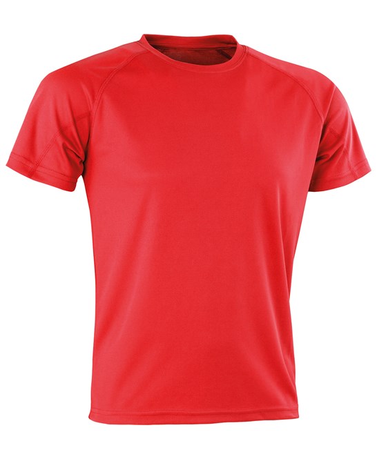 Spiro Performance Aircool Tee - Red