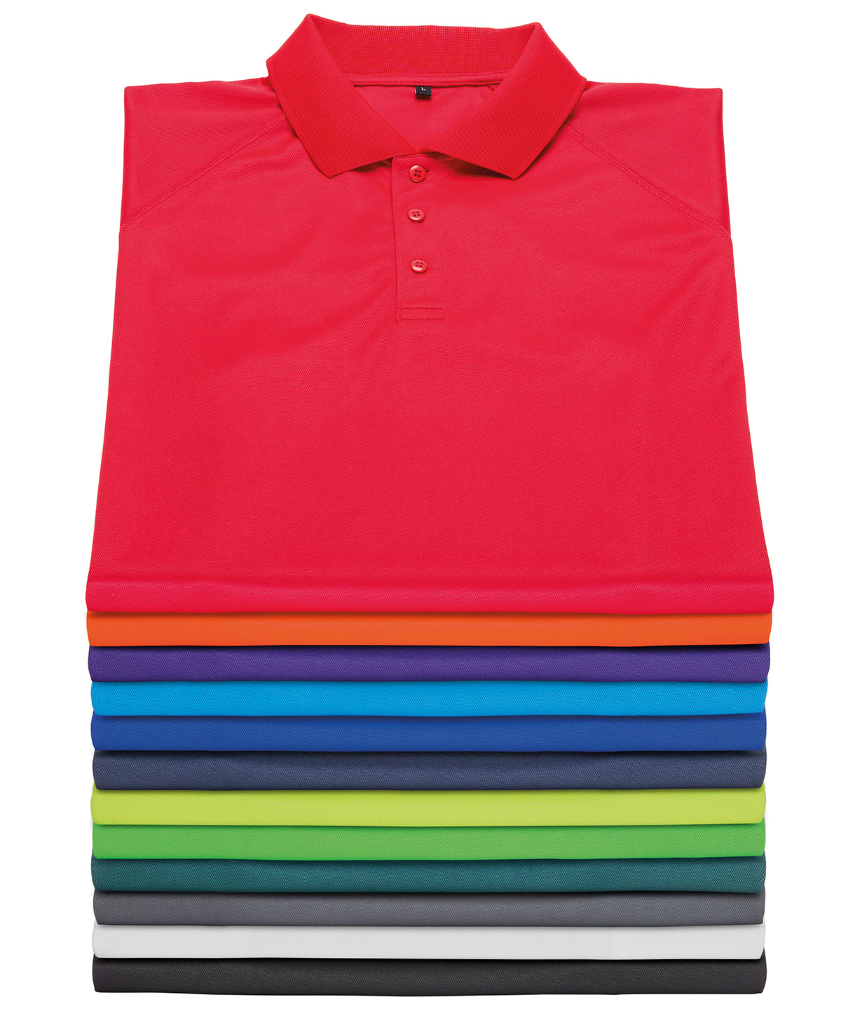 Spiro Performance Aircool Polo Shirt - Red