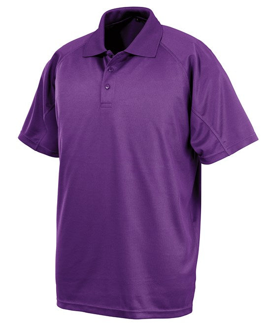 Spiro Performance Aircool Polo Shirt - Purple