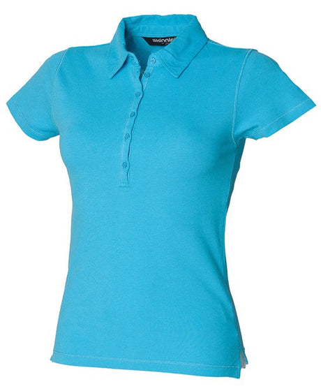 Sf Women's Short Sleeve Stretch Polo