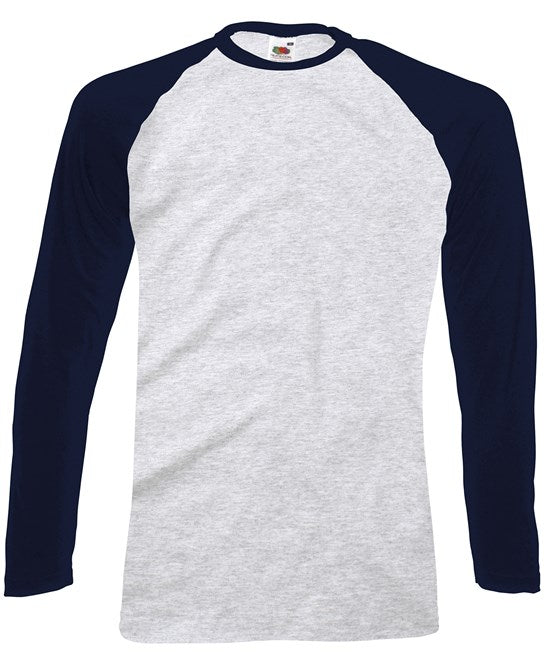 Fruit Of The Loom Long Sleeve Baseball T