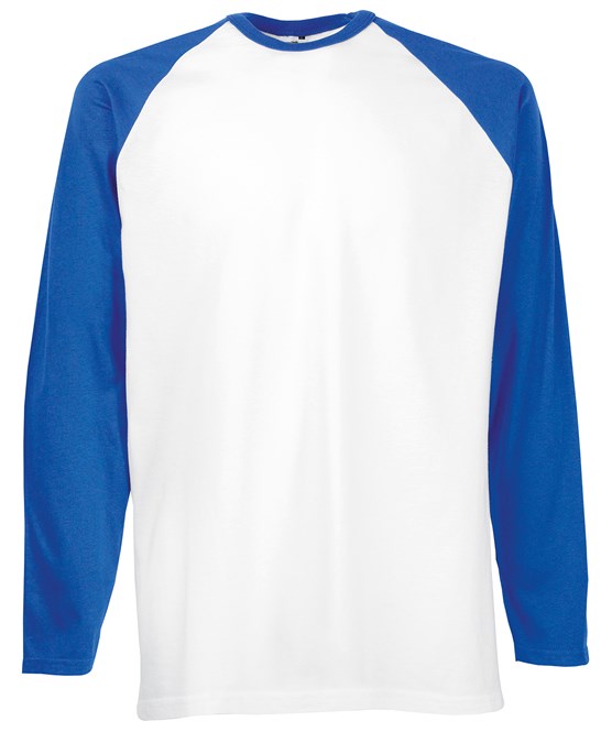 Fruit Of The Loom Long Sleeve Baseball T