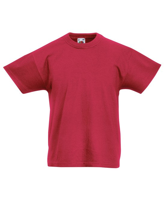 Fruit Of The Loom Kids Original T - Brick Red