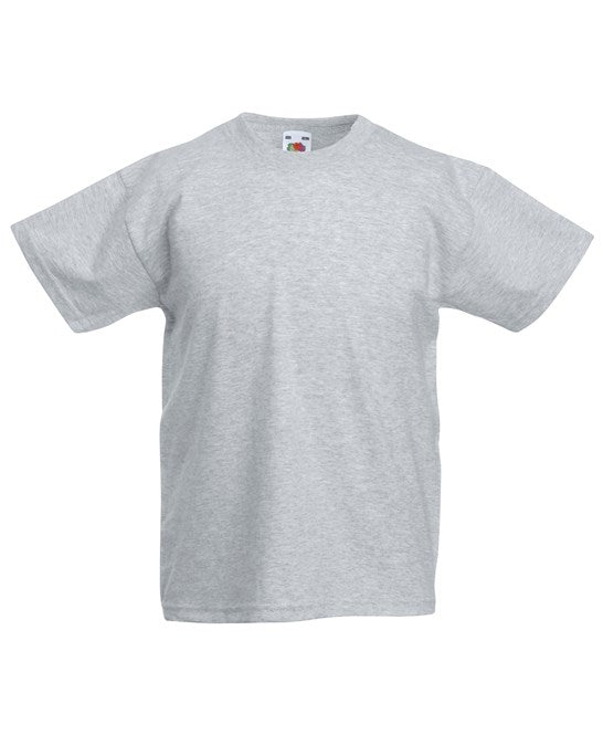 Fruit Of The Loom Kids Original T - Heather Grey