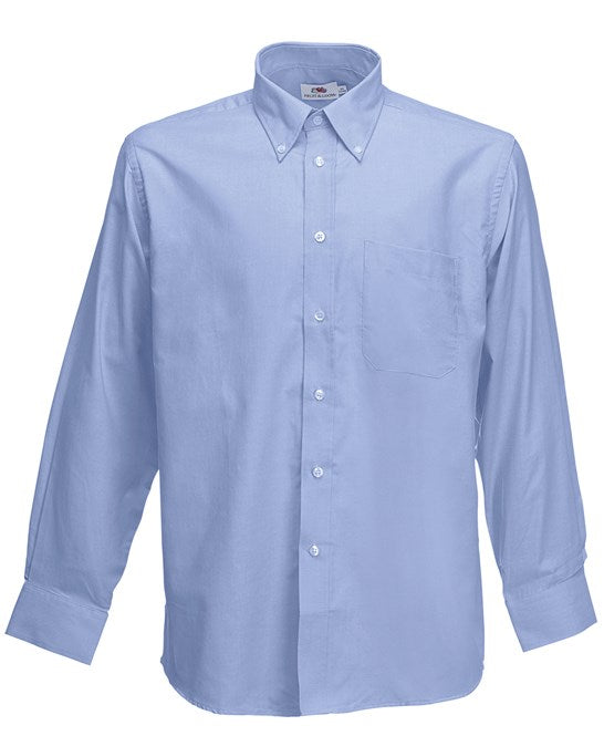 Fruit Of The Loom Oxford Long Sleeve Shirt