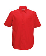 Fruit Of The Loom Poplin Short Sleeve Shirt