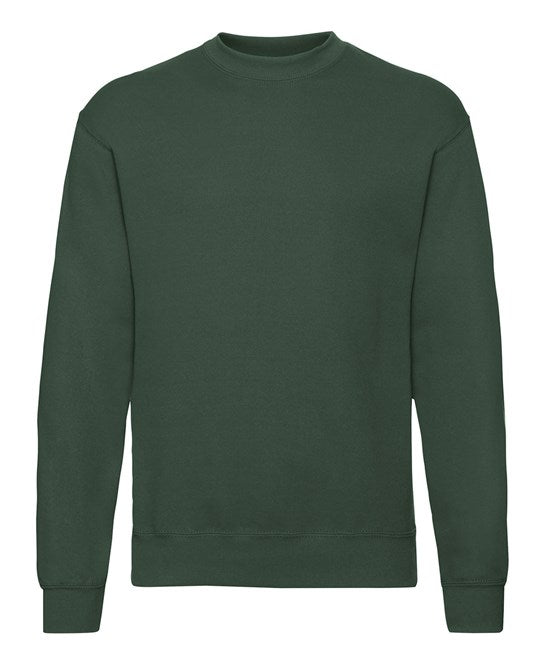 Fruit Of The Loom Classic 80/20 Set-In Sweatshirt - Bottle Green*