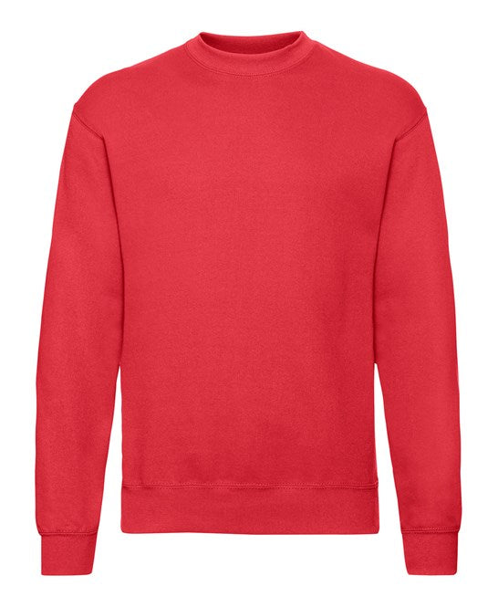 Fruit Of The Loom Classic 80/20 Set-In Sweatshirt - Red*