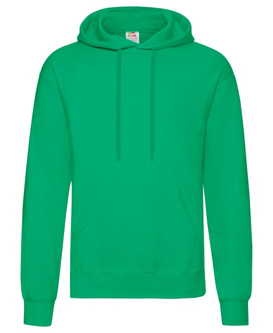 Fruit Of The Loom Classic 80/20 Hooded Sweatshirt - Kelly Green