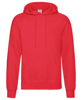 Fruit Of The Loom Classic 80/20 Hooded Sweatshirt - Red