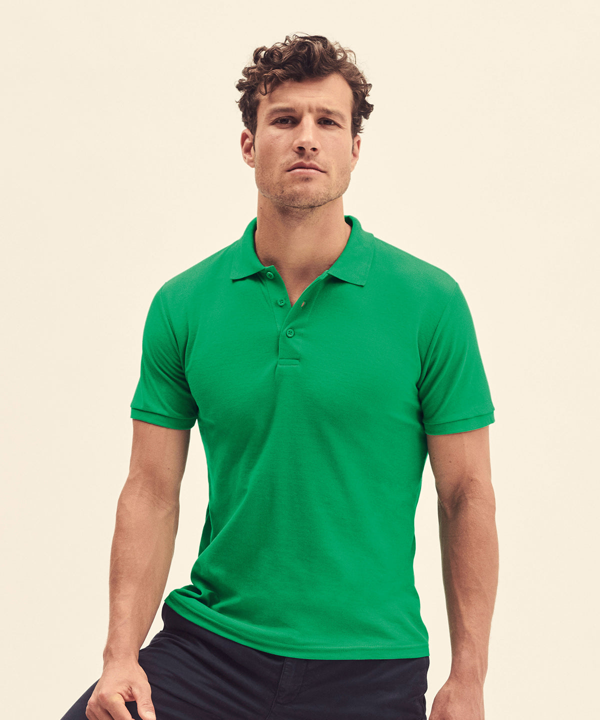 Fruit Of The Loom Premium Polo - Kelly Green