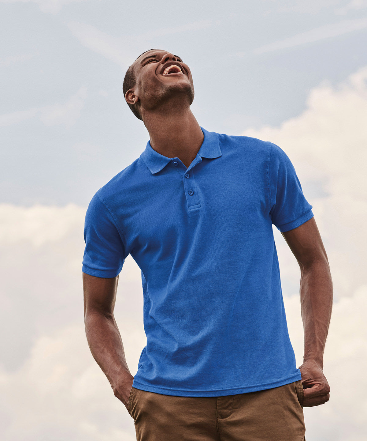 Fruit Of The Loom Premium Polo - Azure Blue