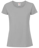 Fruit Of The Loom Women's Iconic 195 Ringspun Premium T-Shirt - Zinc