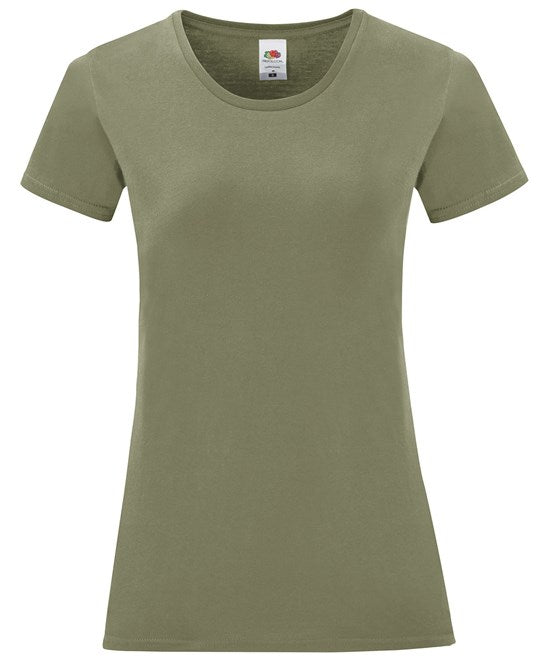 Fruit Of The Loom Women's Iconic T - Classic Olive