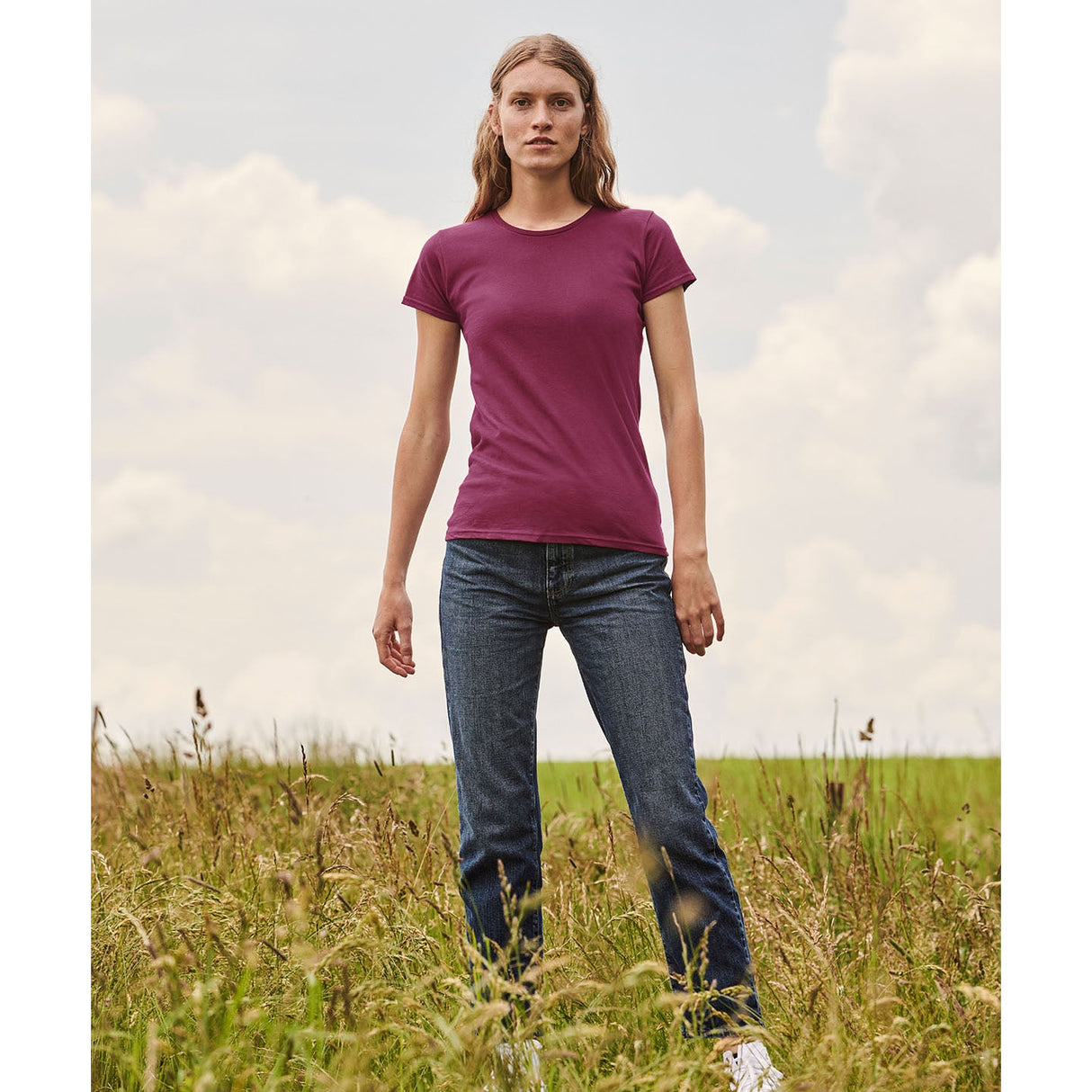 Fruit Of The Loom Women's Iconic T - Cobalt Blue