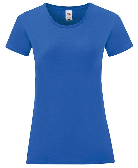 Fruit Of The Loom Women's Iconic T - Royal Blue