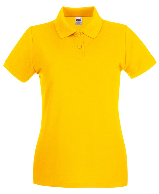 Fruit Of The Loom Women's Premium Polo - Sunflower