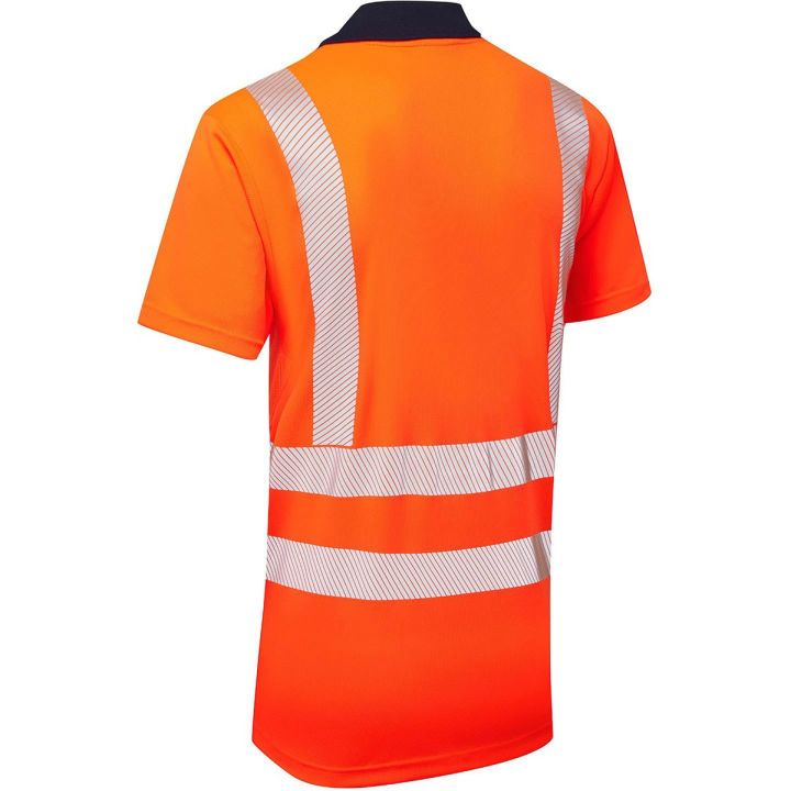 Supertouch Hi-Vis Eco Coolmax Short Sleeve Polo