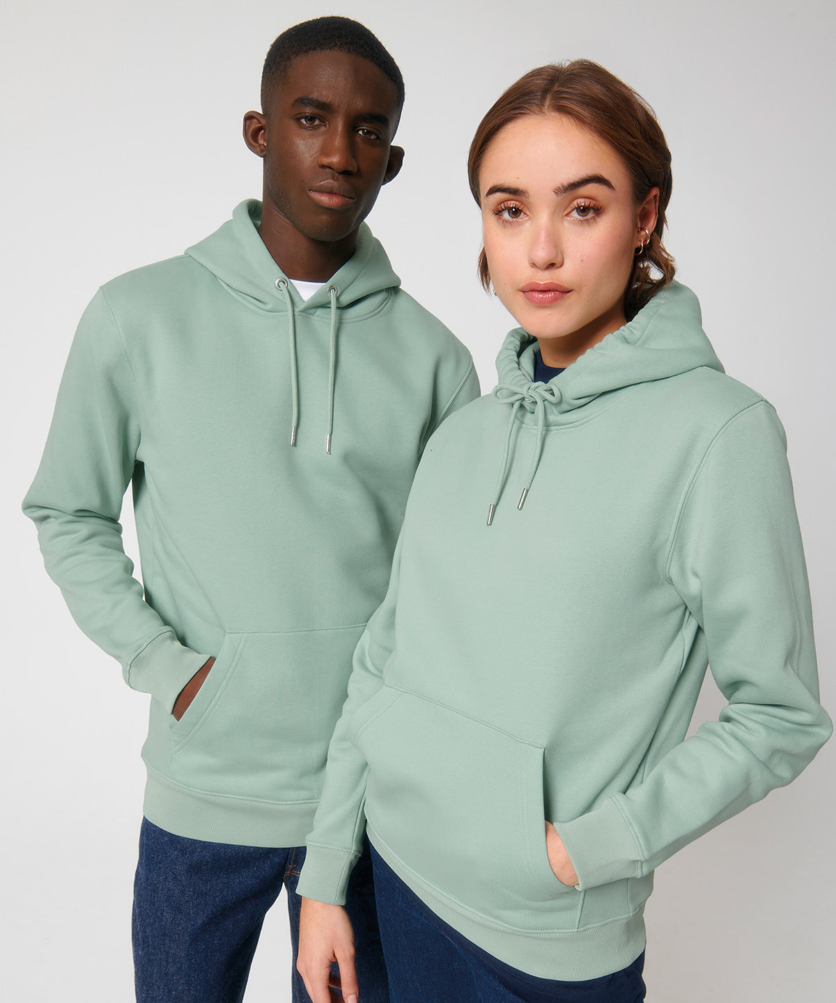 Stanley/Stella Unisex Cruiser Iconic Hoodie Sweatshirt (Stsu822) - Aloe