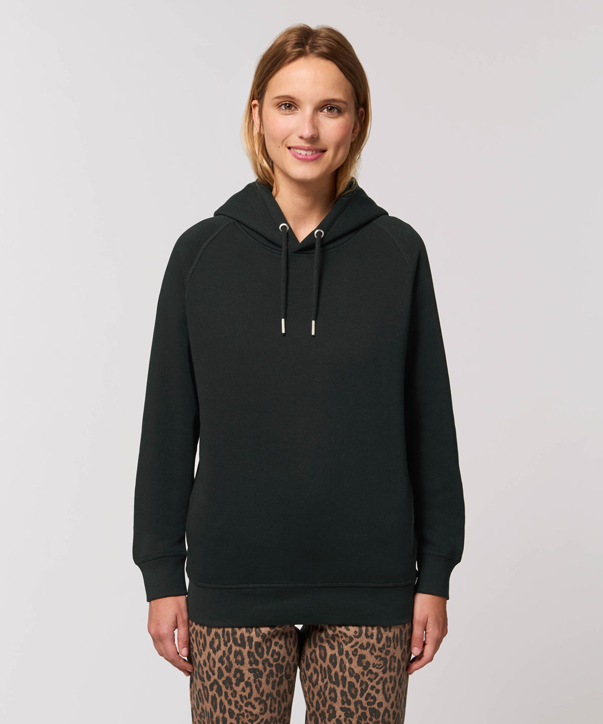 Stanley/Stella Sider Unisex Side Pocket Hoodie  (Stsu824) - Black