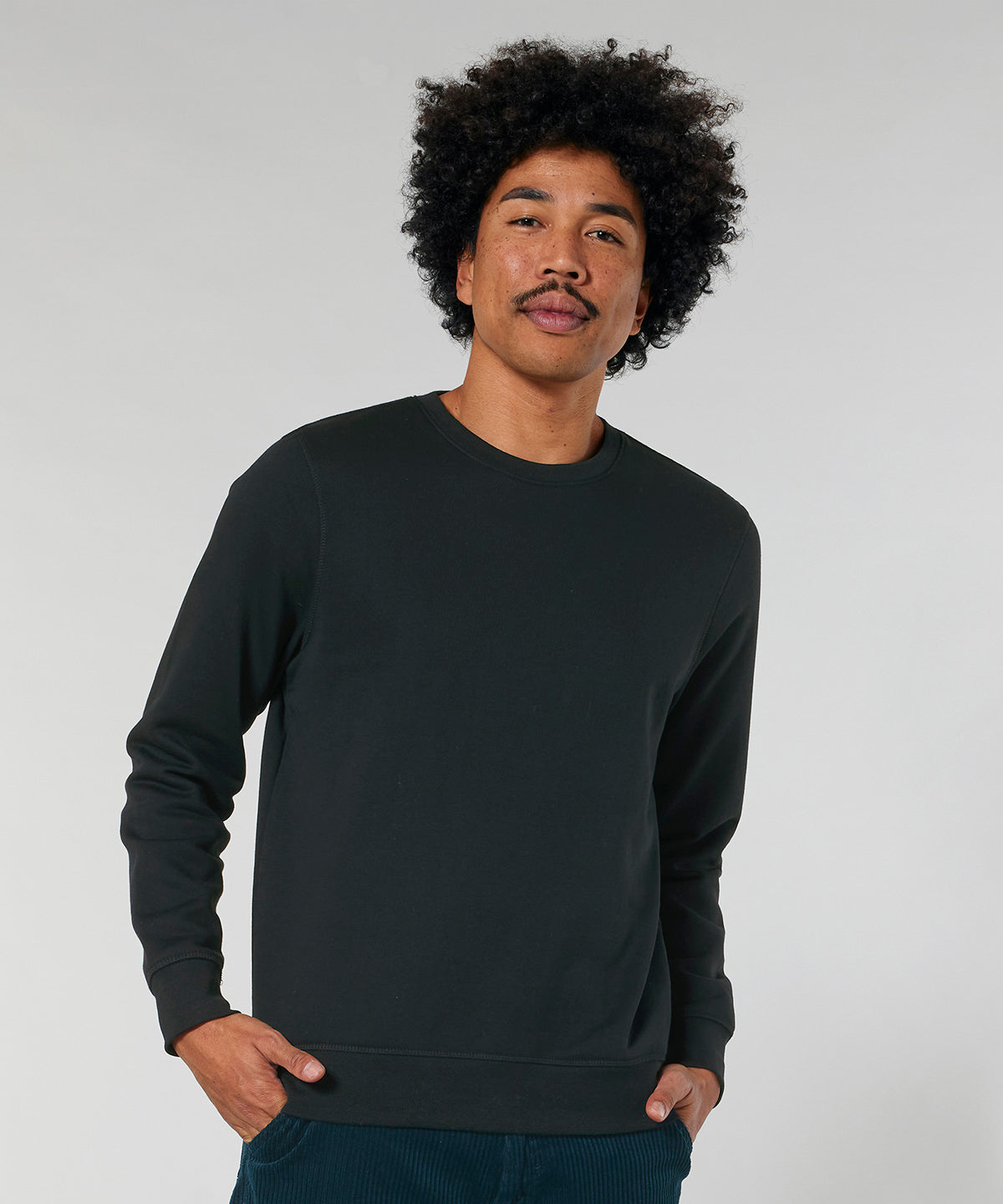 Stanley/Stella Roller Unisex Crew Neck Sweatshirt (Stsu868) - Black