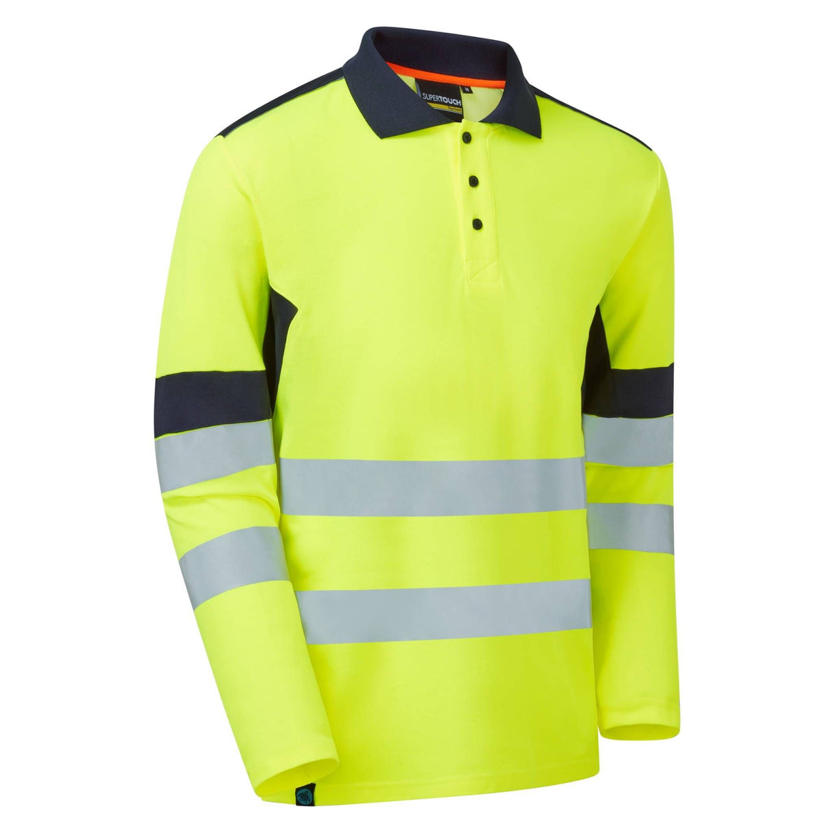 Supertouch System Hi-Vis Eco Long Sleeve Polo