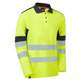 Supertouch System Hi-Vis Eco Long Sleeve Polo