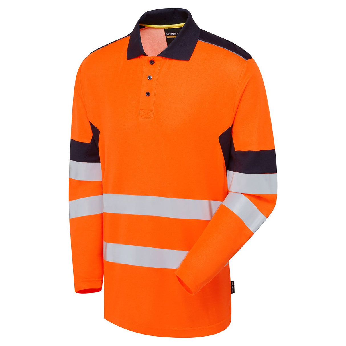 Supertouch System Hi-Vis Eco Long Sleeve Polo