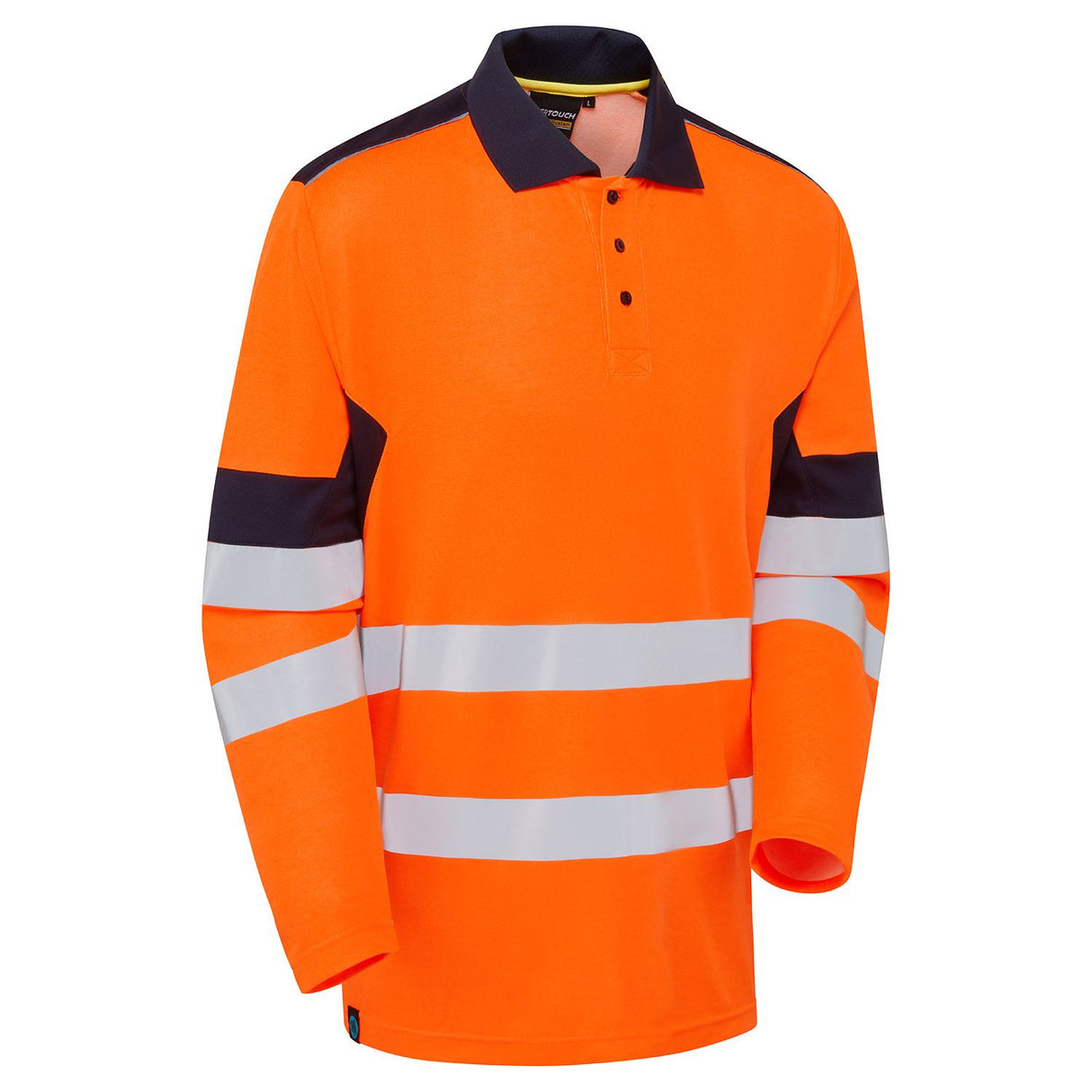 Supertouch System Hi-Vis Eco Long Sleeve Polo
