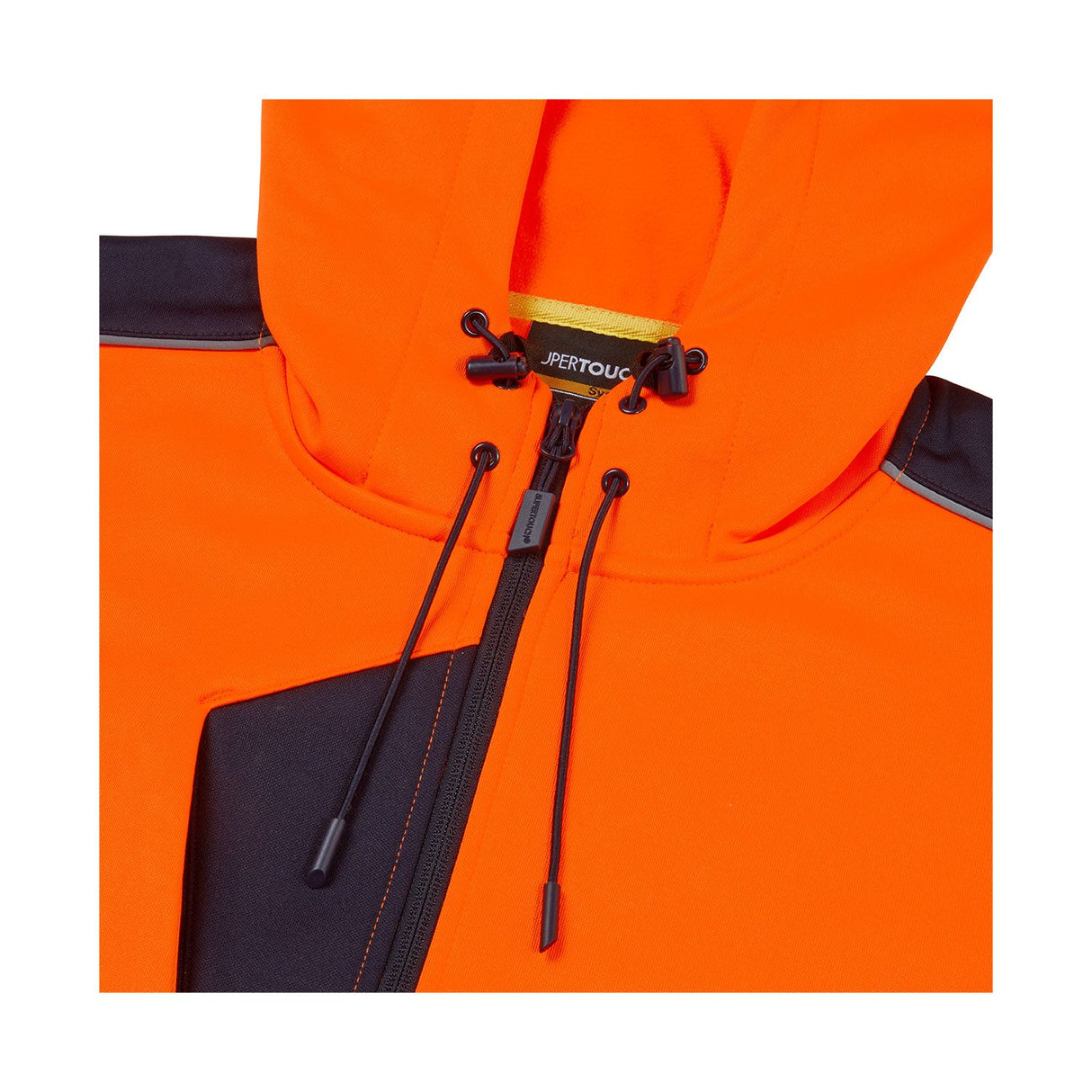 Supertouch System Hi-Vis Eco Zip Thru Hoodie