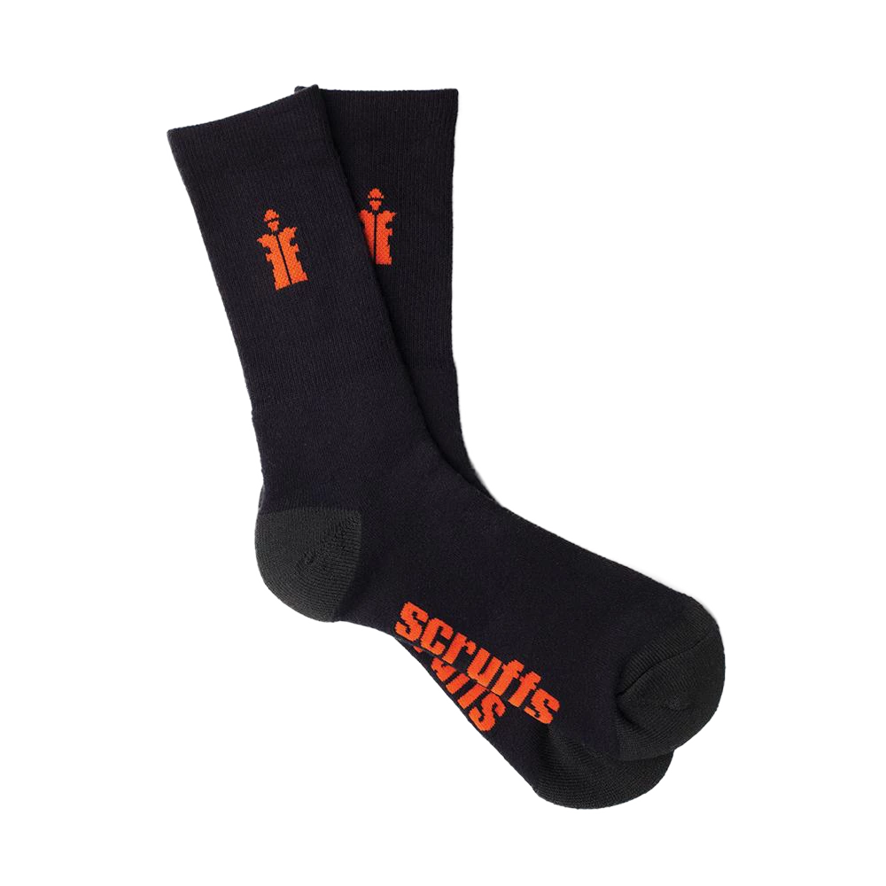 Scruffs Worker Socks 3pk
