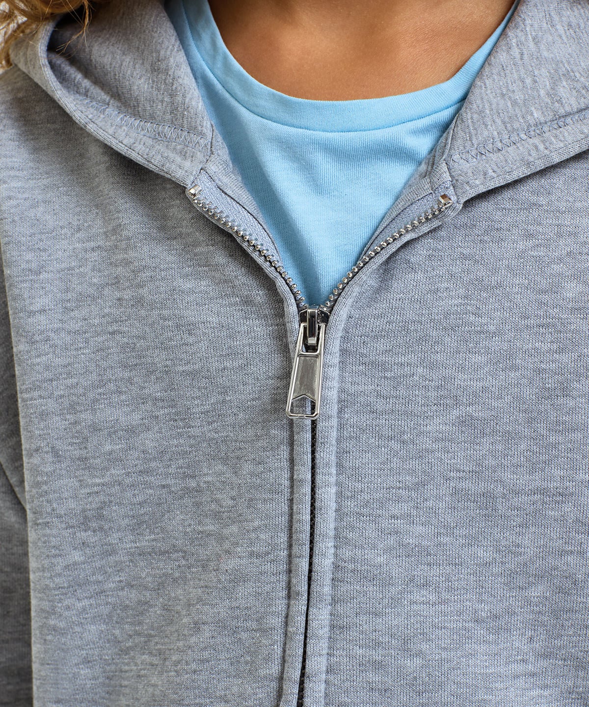 TriDri® TR61B Kids Tridri® Recycled Cropped Oversize Full-Zip Hoodie