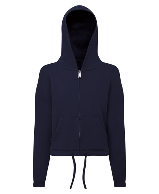 TriDri® TR61B Kids Tridri® Recycled Cropped Oversize Full-Zip Hoodie