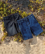 Wombat Men's Denim Drawstring Shorts