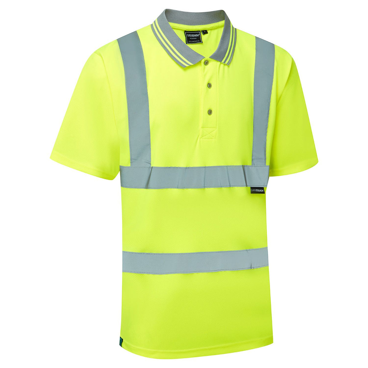 Supertouch Supertouch Eco Short Sleeve Hi-Vis Polo Shirt
