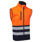 Supertouch Hi-Vis Eco Two Tone Yellow Coolair Softshell Gilet