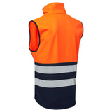 Supertouch Hi-Vis Eco Two Tone Yellow Coolair Softshell Gilet