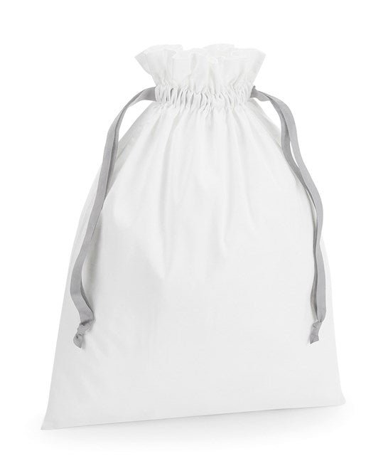 Westford Mill Cotton Gift Bag With Ribbon Drawstring