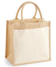 Westford Mill Cotton Pocket Jute Midi Tote