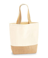 Westford Mill Jute Base Canvas Shopper