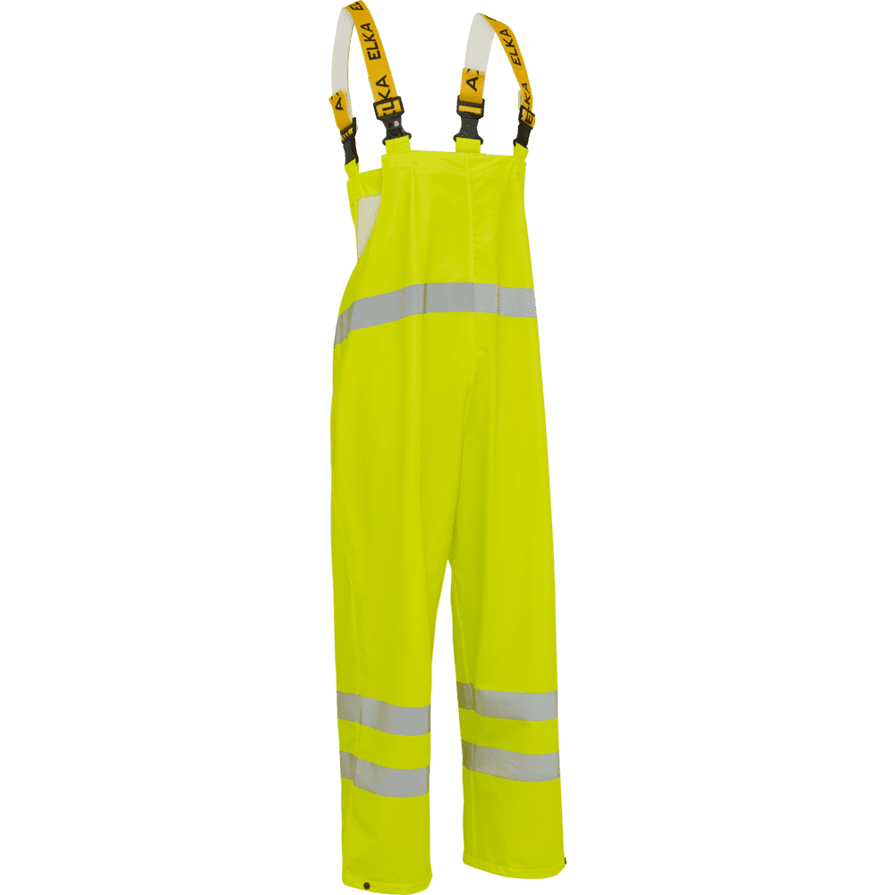 ELKA Dry Zone Visible Bib & Brace 028800R #colour_hi-vis-yellow