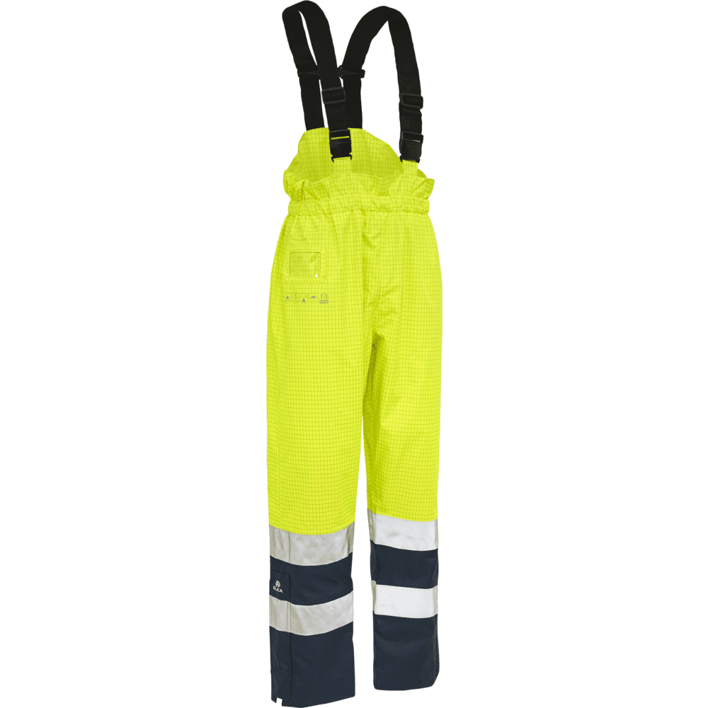 ELKA Securetech Multinorm Bib & Brace 089951R #colour_hi-vis-yell-navy