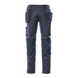 Mascot Unique Lightweight Trousers with Holster Pockets #colour_dark-navy