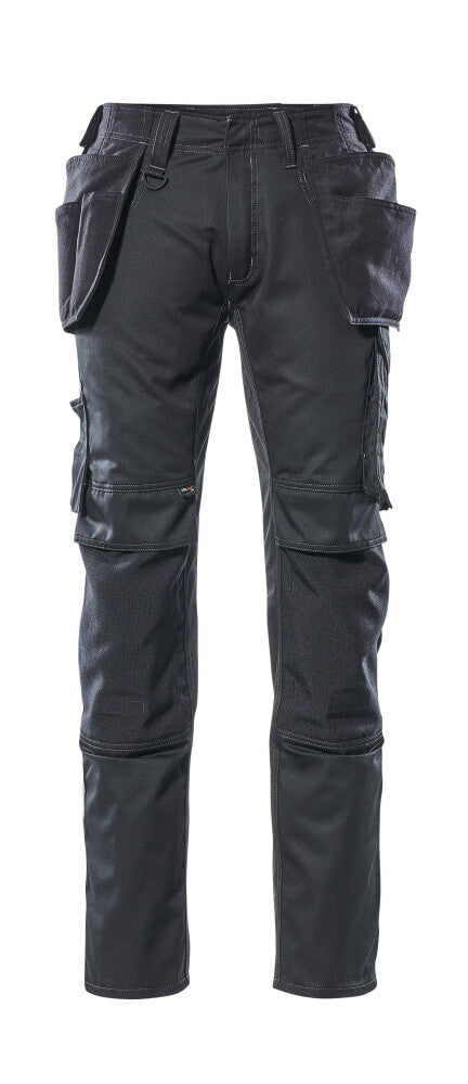 Mascot Unique Lightweight Trousers with Holster Pockets #colour_black