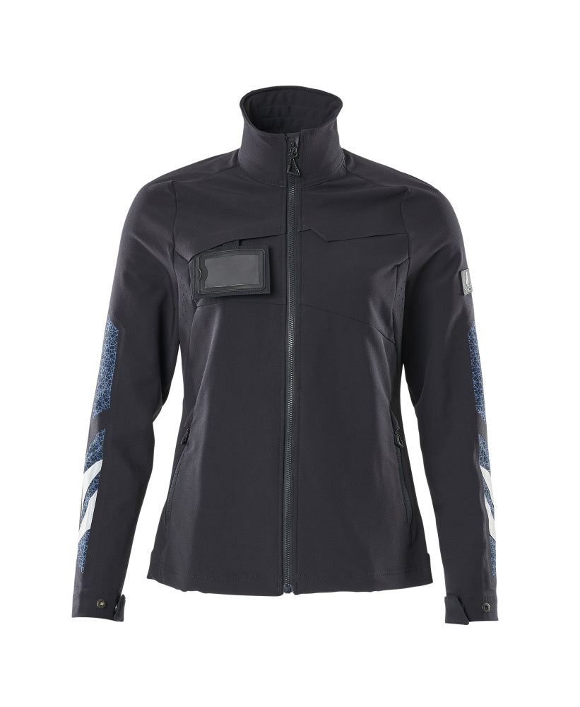 Mascot Accelerate Ladies Ultimate Stretch Light Work Jacket #colour_dark-navy