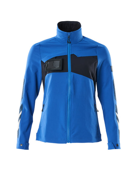 Mascot Accelerate Ladies Ultimate Stretch Light Work Jacket #colour_azure-blue-dark-navy