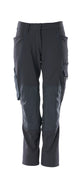 Mascot Accelerate Ladies Diamond Trousers with Kneepad Pockets #colour_dark-navy