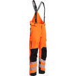 ELKA Visible Xtreme Stretch Combi Trousers 182401R #colour_hi-vis-orange-black