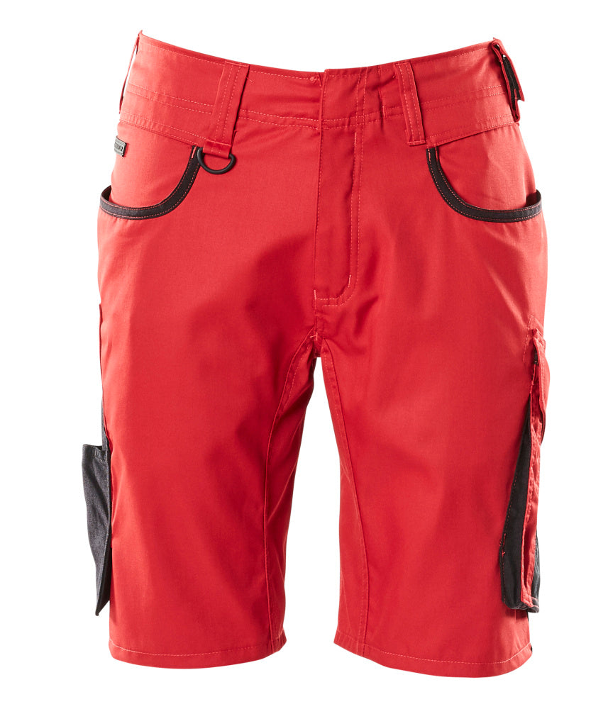 Mascot Unique Lightweight Shorts - Red/Black #colour_red-black