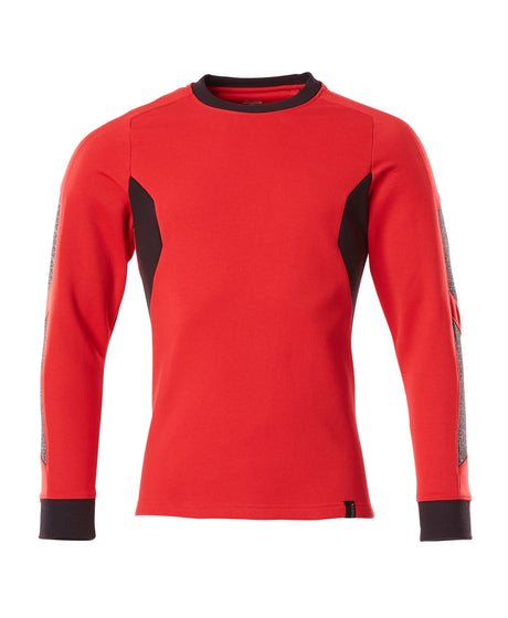 Mascot Accelerate Modern Fit Sweatshirt #colour_traffic-red-black